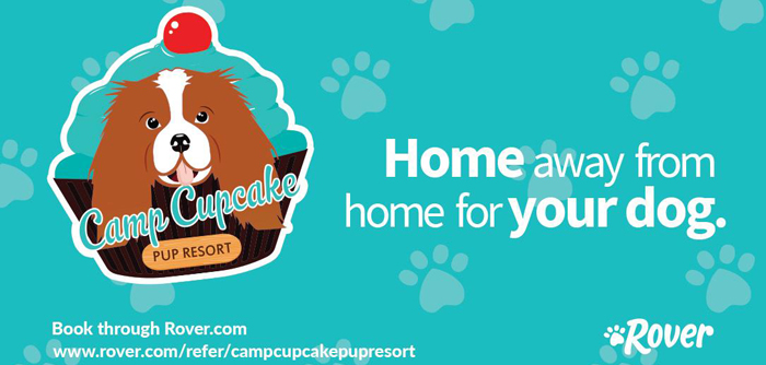 Camp Cupcake Pup Resort logo